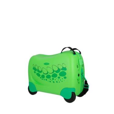 Imagem de Mala Infantil Polipropileno Samsonite - Dream Rider, Verde, Dinossauro
