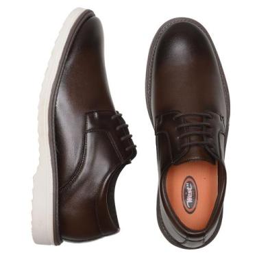 Imagem de Sapato Casual Social Masculino Capuccino - West Line, 41, Marrom