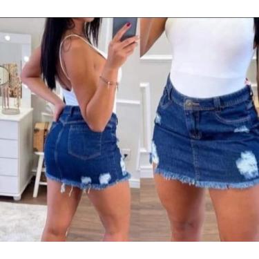 Imagem de Saia jeans - Via arrozzus