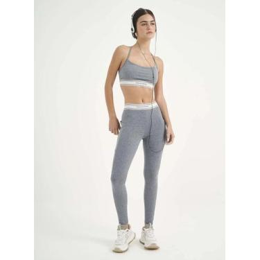 Imagem de Legging mid cós contrast colcci, Mescla, M
