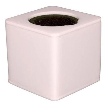 Imagem de Canopla hook p/ microfone acrilico bco quadrado 60045 - RONSANI