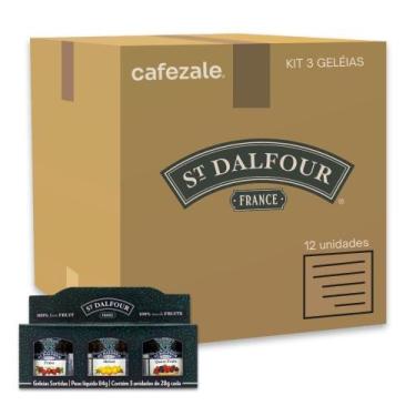 Imagem de Geleia Francesa St. Dalfour Kit 12 Packs Sortidos 84g-36x28g, St. Dalf