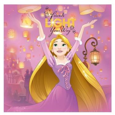 Imagem de Tapete Infantil de eva  - Disney 90x90 cm - DTC, Rapunzel