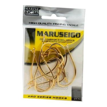 Imagem de Anzol Marine Sports Maruseigo Gold 30 Cartela com 10 Unidades