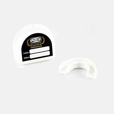 Imagem de Protetor Bucal Simples Prof. Com Estojo Punch Unissex Único Branco