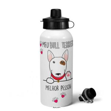 Imagem de Garrafa Squeeze MQ - Meu Bull terrier, melhor pessoa! - JPS INFO
