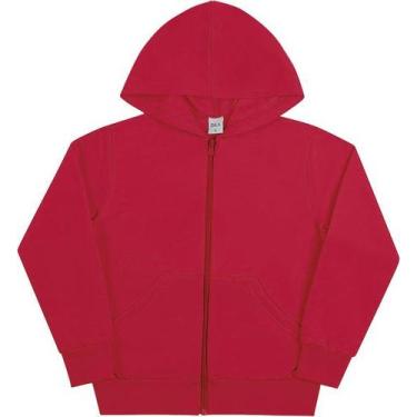 Imagem de Jaqueta Moletom Infantil Dila 015301902, 4, Vermelho