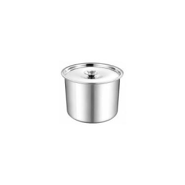 Imagem de Porta Mantimentos Aço Inox Lata com Tampa Armazenar 1,5L - casa cha