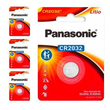 Imagem de 4 Baterias Cr2032 Panasonic