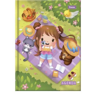 Imagem de Agenda Permanente Escolar MIX 160 Folhas 105 X 148 MM Pacote com 04 - 
