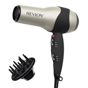 Imagem de REVLON Secador de cabelo Turbo | 1875 watts de brilho máximo, secagem rápida (prata)