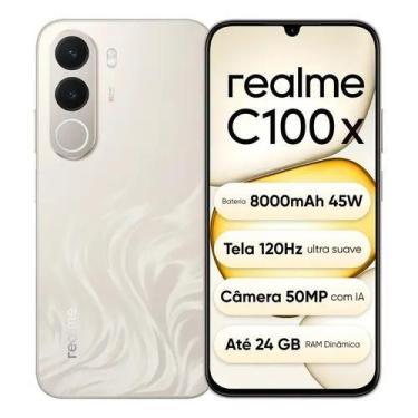 Imagem de Realme C100x 4G 8GB RAM 256GB Global Golden Coast Melhor Preço