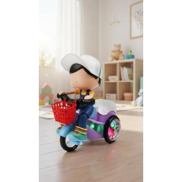 Imagem de Triciclo Infantil Acrobático Com Luz e Som 360 Graus - Congratulations