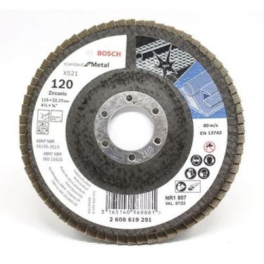 Imagem de Lixa Flap Disco Para Metal  115x22mm  GR. 120  Bosch