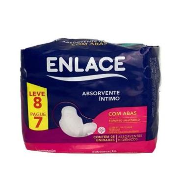 Imagem de Absorvente Suave 8 Unidades C/Abas Enlace