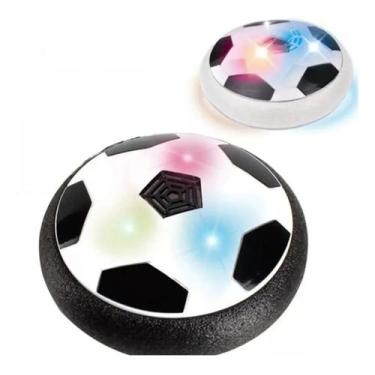 Imagem de Bola de Futebol Flutuante Led SNH18 Snel Home, Preto, Branco, 18 cm