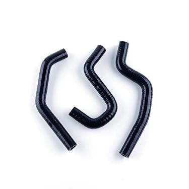 Imagem de LUXERAD Kit de mangueira de arrefecimento de silicone de desempenho de 3 camadas 4,5 mm para HO NDA CR85 CR 85 96-07 (preto)