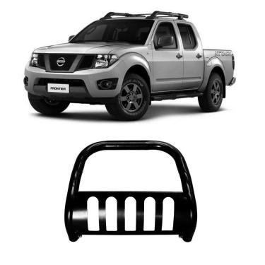 Imagem de Para-Choque de Impulsão Frontier 2008 a 2017 Com Protetor Preto