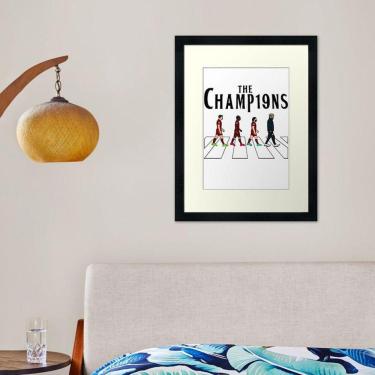 Imagem de Quadro Decorativo Parede Moldura Champions