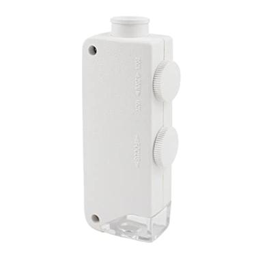 Imagem de Kit de acessórios para microscópio microscópio feito à mão 160-200X Microscópio LED portátil de ajuste LED Microscópio de bolso iluminado Slides