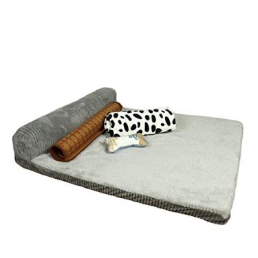 Imagem de Cama para cães e animais de estimação, colchão macio, tapete antiderrapante para sofá, enchimento para cães, cães e gatos