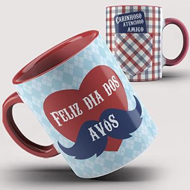 Imagem de Caneca Vermelha Avós Carinhoso atencioso Amigo 45ia