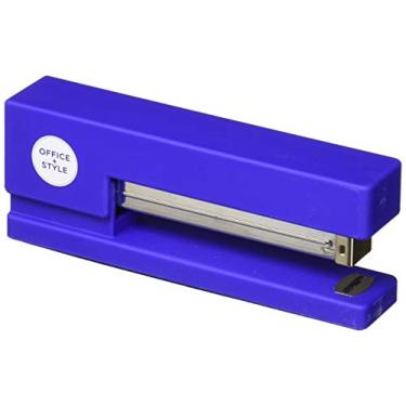 Imagem de Office Style Grampeador antiderrapante com tira completa de precisão, azul - OS3-STAPLERBLU