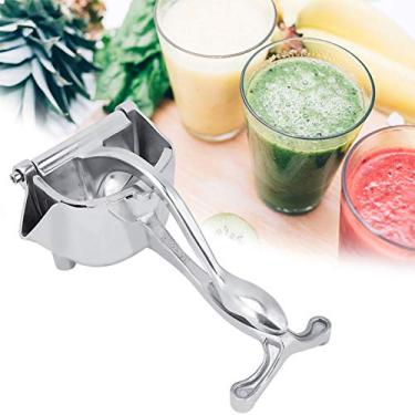 Imagem de Espremedor de suco manual, espremedor de limão de pressão única resistente, extrator de suco de liga de alumínio portátil, espremedor de frutas manual, espremedor de limão, extrator