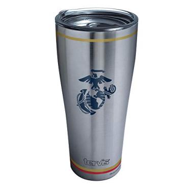 Imagem de Tervis Copo térmico de parede tripla da Marines, 850 g – Aço inoxidável, Forever Proud
