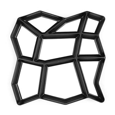 Imagem de Tingpai Caminho de pavimentação Frontei Fabricante de Moldes de Caminho de Cimento Concreto Reutilizável Projeto de Ped Pavimentado Molde Caminhada DIY Molde de Tijolo de Concreto Reutilizável