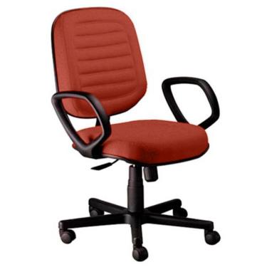 Imagem de Cadeira Diretor Gomada Com Braços Linha Blenda Vermelho