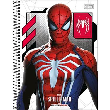 Imagem de Planeta Brinquedos Kit de Cadernos, Tilibra, Universitário, 10 Matérias, Capa Dura, Spider-Man Game, 160 Folhas, Pacote com 4, Sortida