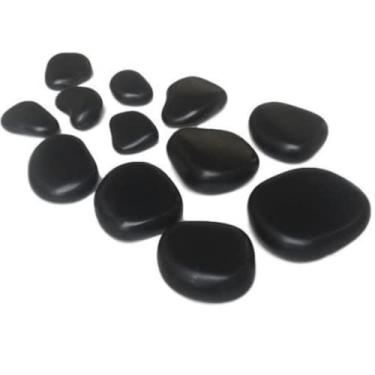 Imagem de Kit Pedras Quentes Vulcânicas Para Massagem 12 Unidades