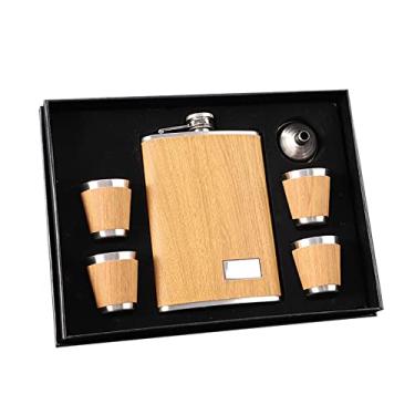 Imagem de Conjunto de cantil de aço inoxidável para homens, dia dos namorados