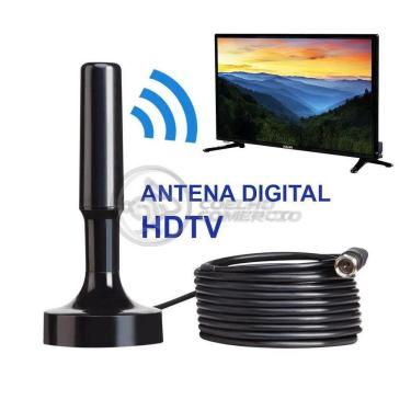 Imagem de Antena Digital Portátil Interna E Externa Full Hdtv Vhf 4K