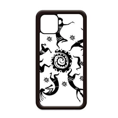 Imagem de Celebrate Mexican Outline Totems do México para iPhone 12 Pro Max Capa para Apple Mini Mobile Case Shell