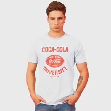 Imagem de Camiseta Coca Cola University V23 Branco Masculino