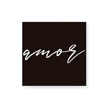 Imagem de Arte Maníacos Quadro Decorativo em Tela Canvas Amor Linha - 50x50cm