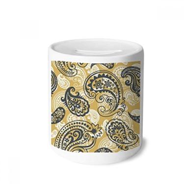 Imagem de DIYthinker Printing Repeat Cloth Cáqui Colorido, Caixa de Dinheiro Caixa de Cerâmica Porta-Moedas Presente