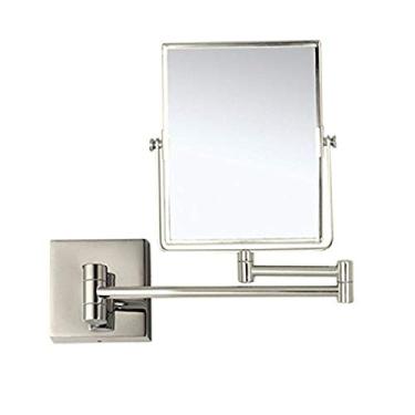 Imagem de Nameeks AR7721-SNI-3x Espelho de maquiagem com ampliação dupla face 3x e níquel acetinado
