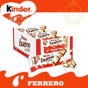 Imagem de Chocolate Kinder Bueno White 39G - Drop C/15Unidades - Ferrero