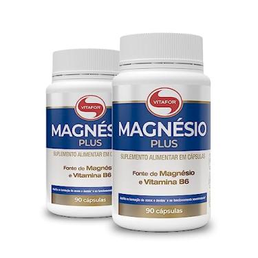 Imagem de Kit 2 Magnésio Plus Vitafor 90 Cápsulas
