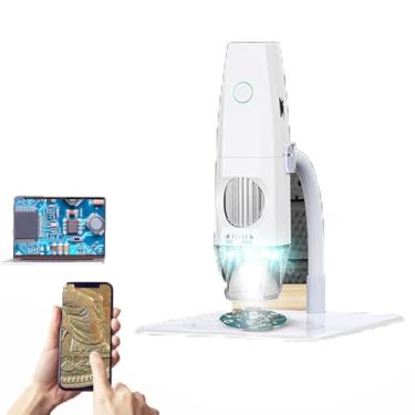 Imagem de MicroscóPio Digital PortáTil, Lupa EletrôNica, 1000X, Pode Ser Conectado Ao Computador E Ao Celular, Com Luz De ObservaçãO Led, Capaz De Tirar Fotos, Para ObservaçãO A Qualquer Momento