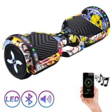 Imagem de Hoverboard Skate Elétrico 6.5 Led Bluetooth Smart Balance - Dm Toys