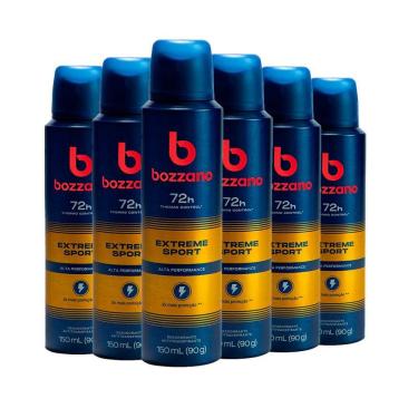 Imagem de Kit Desodorante Aerosol Bozzano Extreme 90g - 6 unidades