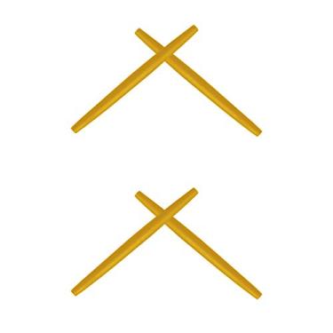 Imagem de 2 pares de meias de substituição para óculos de sol Oakley Transistor OX3085 - Mais opções, Amarelo + Amarelo, One Size