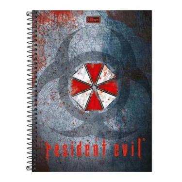 Imagem de Caderno Espiral Resident Evil Umbrella 96 Folhas Da Tilibra