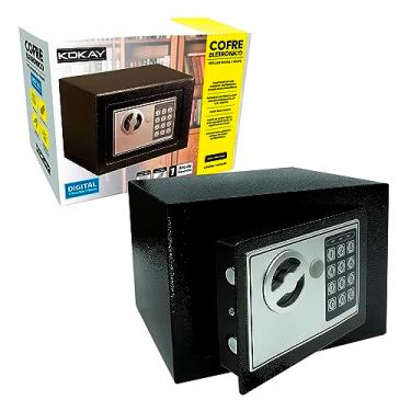Imagem de Kokay Cofre Eletrônico em Aço Com Teclado Digital e Chave 056-0045 KOKAY