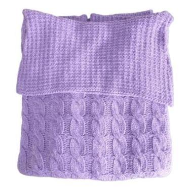 Imagem de Suéter Feminina Plus Size Tricot Mousse Premium Gola Alta-Feminino