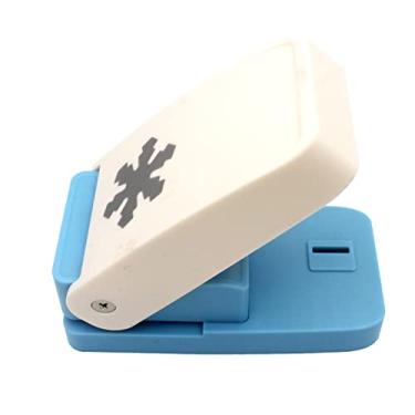 Imagem de Kucaa Furador artesanal para scrapbook de 38 mm, tamanho 38 mm, mini perfurador chique (floco de neve/3,8 cm)